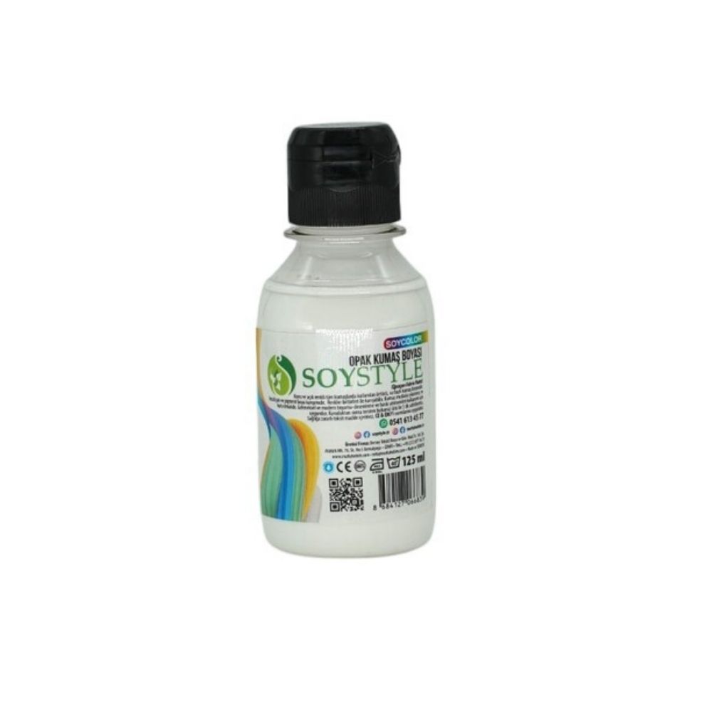 Opak Kumaş Boyası 125 ml – Su Bazlı Tekstil ve Ahşap Baskı Boyası - 010