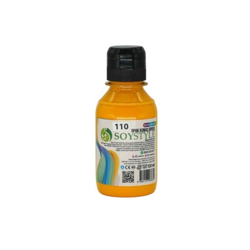 Opak Kumaş Boyası 125 ml – Su Bazlı Tekstil ve Ahşap Baskı Boyası - 110