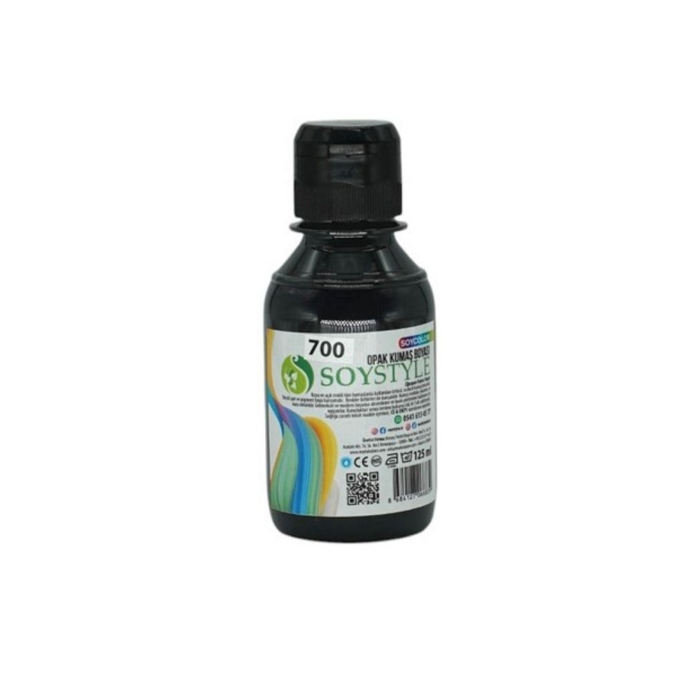 Opak Kumaş Boyası 125 ml – Su Bazlı Tekstil ve Ahşap Baskı Boyası- 700